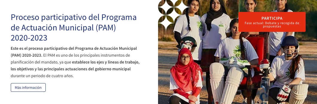 Decidim.Barcelona promueve la acción ciudadana y el Plan de Barrio de Barcelona como herramienta de acción integral para mejorar las condiciones de vida, la equidad social y el derecho a la ciudad.